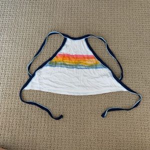 Rainbow Halter Top